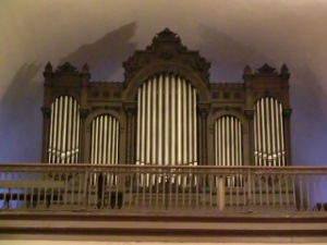 órgano fue construido en 1916 por Lope Alberdi y Martí